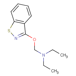 ((1,2-Benzisothiazol-3-yloxy)methyl)(diethyl)amine