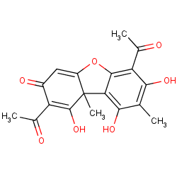 (+)-2,6-Diacetyl-1,7,9-trihydroxy-8,9b-dimethyldibenzofuran-3(9bH)-one, monosodium salt